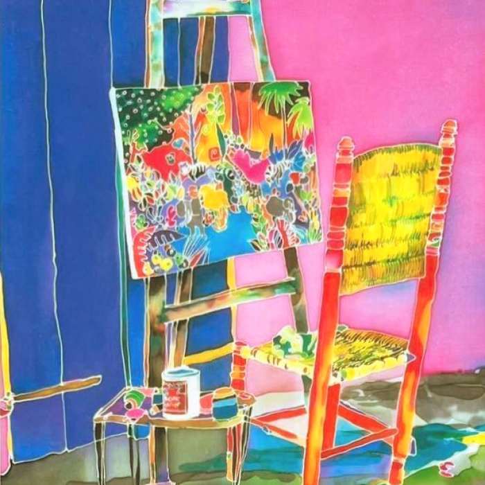 Canvas and Easel